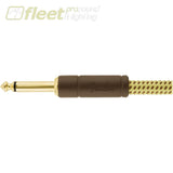 Fender Deluxe Series Instrument Cable - Straight to 90 Degree - Tweed 18.6’ (0990820082) INSTRUMENT CABLES