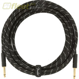 Fender Deluxe Series Instrument Cable - Black Tweed 18.6’ (0990820080) INSTRUMENT CABLES