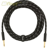 Fender Deluxe Series Instrument Cable Straight/Straight 15’ Black Tweed (0990820083) INSTRUMENT CABLES
