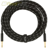 Fender Deluxe Series Instrument Cable Straight/Straight 25’ Black Tweed (0990820075) INSTRUMENT CABLES