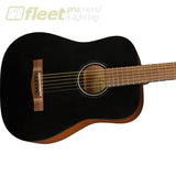 Fender FA-15 3/4 Scale Steel with Gig Bag Walnut Fingerboard Guitar - Black (0971170106) 6 STRING ACOUSTIC WITHOUT ELECTRONICS