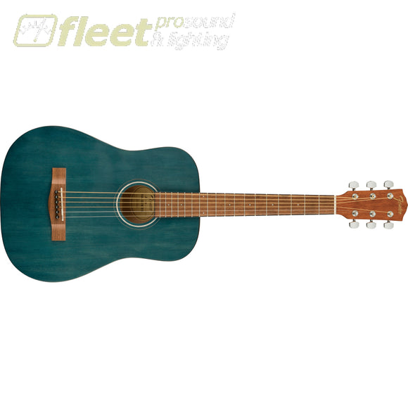 Fender FA-15 3/4 Scale Steel with Gig Bag Walnut Fingerboard Guitar - Blue (0971170187) 6 STRING ACOUSTIC WITHOUT ELECTRONICS