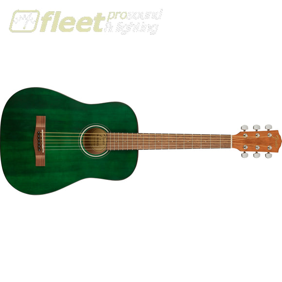 Fender FA-15 3/4 Scale Steel with Gig Bag Walnut Fingerboard Guitar - Green (0971170192) 6 STRING ACOUSTIC WITHOUT ELECTRONICS