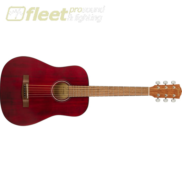 Fender FA-15 3/4 Scale Steel with Gig Bag Walnut Fingerboard Guitar - Red (0971170170) 6 STRING ACOUSTIC WITHOUT ELECTRONICS