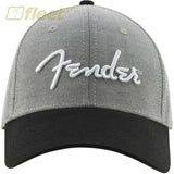 Fender Hipster Dad Hat -Gray and Black One Size Fits Most (9190121000) CLOTHING