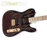 Fender James Burton Telecaster Maple Fingerboard Guitar - Red Paisley Flames (0108602887) SOLID BODY GUITARS