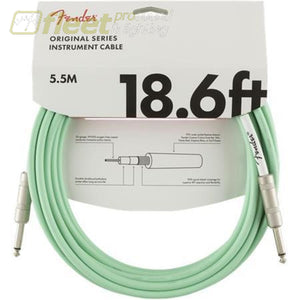 Fender Original Series Cable 1/4 to 1/4 - 18.6 - Surf Green (0990520058) GUITAR PARTS