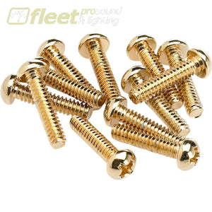 Fender Pickup and Selector Switch Mounting Screws (12) (Gold) - 0994926000 GUITAR PARTS