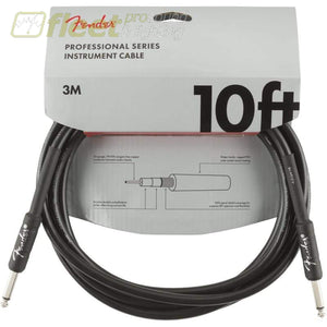 Fender Professional Cable - 1/4 to 1/4 - Blakc 10 (0990820024) GUITAR PARTS