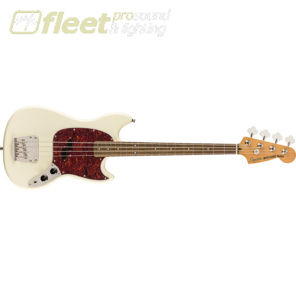 Fender Classic Vibe ’60s Mustang Bass Laurel Fingerboard - Olympic White (0374570505) 4 STRING BASSES