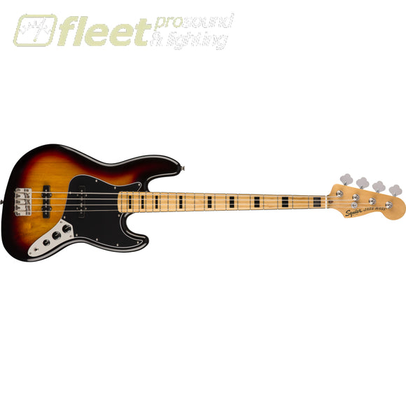 Fender Classic Vibe ’70s Jazz Bass Maple Fingerboard - 3-Color Sunburst (0374540500) 4 STRING BASSES