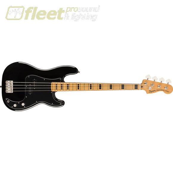 Fender Classic Vibe ’70s Precision Bass Maple Fingerboard - Black (0374520506) 4 STRING BASSES