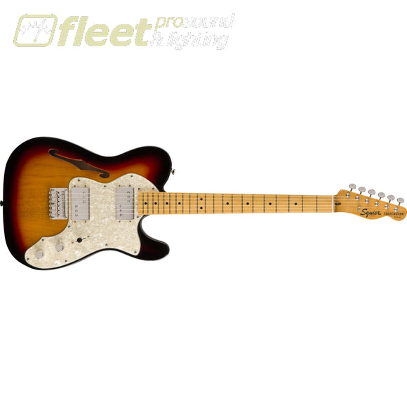 Fender Squier Classic Vibe ’70s Telecaster Thinline Maple Fingerboard Guitar - 3-Color Sunburst (0374070500) SOLID BODY GUITARS