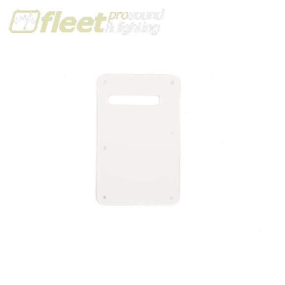 Fender Strat Backplate in White 1-Ply - Single Slot (0040824049) GUITAR PARTS