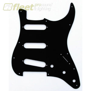 Fender Stratocaster Solid Black 1 Ply 11 Hole Pickguard - Black (0063401049) GUITAR PARTS