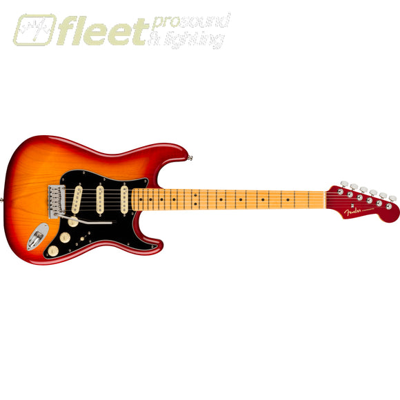 Fender Ultra Luxe Stratocaster Maple Fingerboard Guitar- Plasma Red Burst (0118062773) SOLID BODY GUITARS