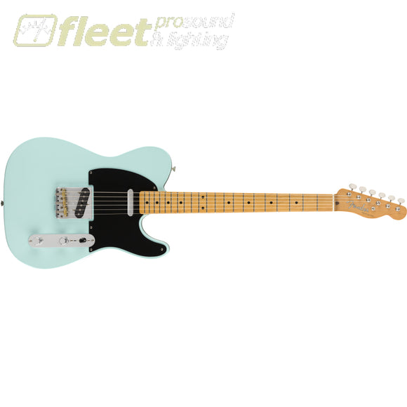 Fender Vintera 50s Telecaster Modified Maple Fingerboard - Daphne Blue (0149862304) SOLID BODY GUITARS
