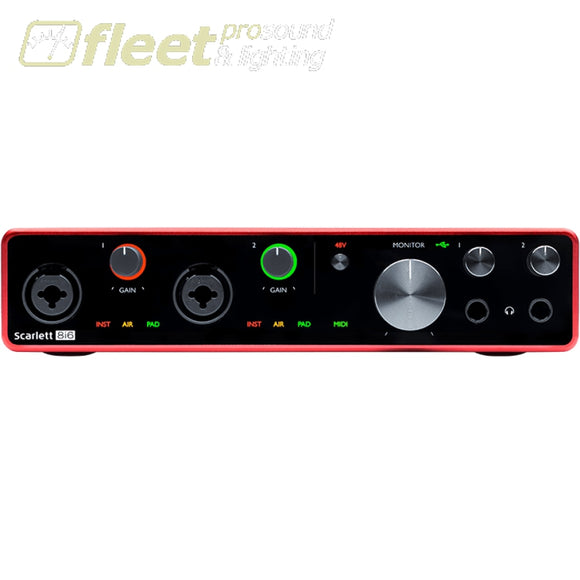 Focusrite Scarlett 8i6 USB Audio Interface - 3rd Generation USB AUDIO INTERFACES