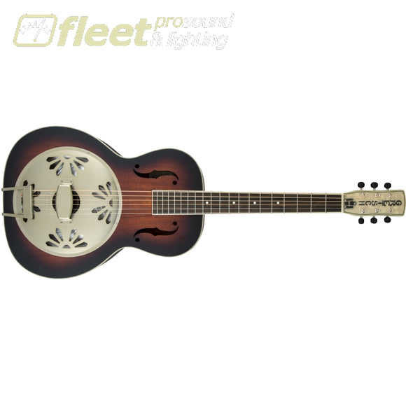 G9241 Alligator™ Biscuit Round-Neck Resonator Guitar with Fishman® Nashville Pickup 2-Color Sunburst RESONATOR DOBROS