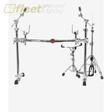 Gibraltar GCS302C Drum Rack Pack with Chrome Clamps and Boom Cymbal Arms DRUM RACKS