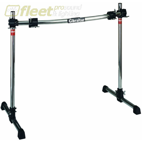 Gibraltar Road Series GRS300C Curved Front Rack with Fix T Legs RS Black Clamps DRUM RACKS