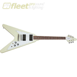 Gibson DSVS00-CWCH 70s Flying V Guitar w/ Case - Classic White SOLID BODY GUITARS