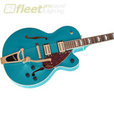 Grestch G2410TG Streamliner Hollow Body Single-Cut with Bigsby and Gold Hardware Laurel Fingerboard Guitar - Ocean Turquoise (2804800508) 