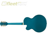 Grestch G2410TG Streamliner Hollow Body Single-Cut with Bigsby and Gold Hardware Laurel Fingerboard Guitar - Ocean Turquoise (2804800508) 