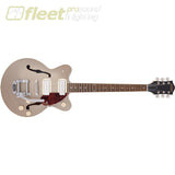 Grestch G2655T-P90 Streamliner Center Block Jr. Double-Cut P90 with Bigsby Laurel Fingerboard Guitar - Two-Tone Sahara Metallic and Vintage 