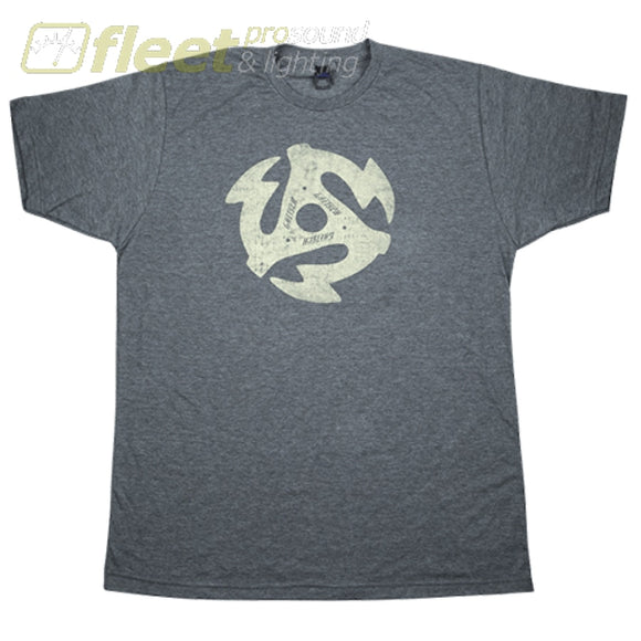 Gretsch 45Rpm T-Shirt In Charcoal - Large Clothing