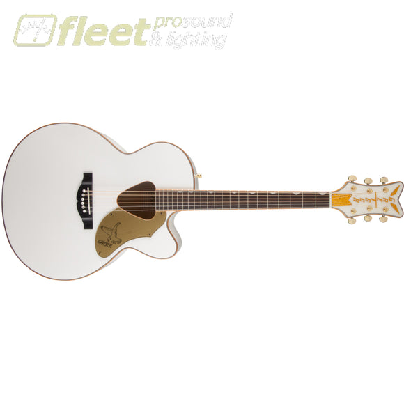 GRETSCH G5022CWFE Rancher™ Falcon Jumbo Electric Fishman® Pickup System White (2714024505) 6 STRING ACOUSTIC WITH ELECTRONICS