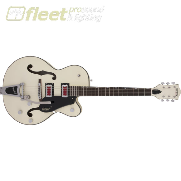 Gretsch G5410T Electromatic Rat Rod Hollow Body Single-Cut with Bigsby Rosewood Fingerboard Guitar - Matte Vintage White (2506811505) HOLLOW