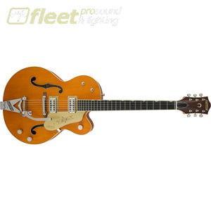 Gretsch G6120T-59 Vintage Select Edition ’59 Chet Atkins Hollow Body with Bigsby Guitar - Vintage Orange Stain Lacquer (2401353822) HOLLOW 