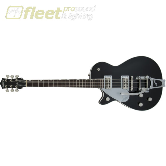 Gretsch G6128TLH Players Edition Jet FT with Bigsby Left-Handed Rosewood Fingerboard Guitar - Black (2402420806) LEFT HANDED ELECTRIC 