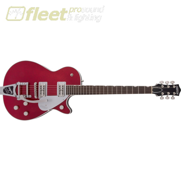 Gretsch G6129T Players Edition Jet FT with Bigsby Rosewood Fingerboard Guitar - Red Sparkle (2402812894) SOLID BODY GUITARS