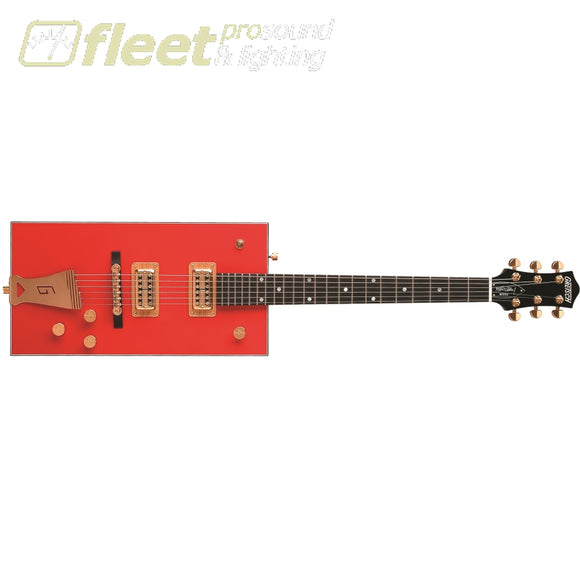 Gretsch G6138 Bo Diddley G Cutout Tailpiece Ebony Fingerboard Guitar - Firebird Red (2410102815) SOLID BODY GUITARS
