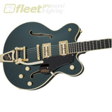 Gretsch G6609TG Players Edition Broadkaster Center Block Double-Cut with String-Thru Bigsby and Gold Hardware Guitar - Cadillac Green 