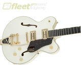Gretsch G6609TG Players Edition Broadkaster Center Block Double-Cut with String-Thru Bigsby and Gold Hardware Guitar - Vintage White 