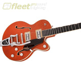 Gretsch G6659T Players Edition Broadkaster Jr. Center Block Single-Cut with String-Thru Bigsby Ebony Fingerboard Guitar - Roundup Orange