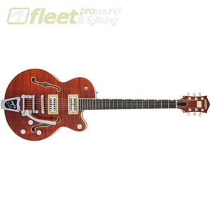 Gretsch G6659TFM Players Edition Broadkaster Jr. Center Block Single-Cut with String-Thru Bigsby and Flame Maple Ebony Fingerboard Guitar - 