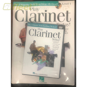 Hal Leonard Play Clarinet Today Level One Self -Teaching Book & DVD INSTRUCTIONAL DVDS