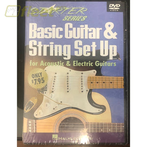 Hal Leonard Starter Series Baic Guitar & String Set Up INSTRUCTIONAL DVDS