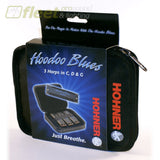 Hohner HBP HooDoo Blues Pack of 3 Harmonics (C,D,G) HARMONICAS
