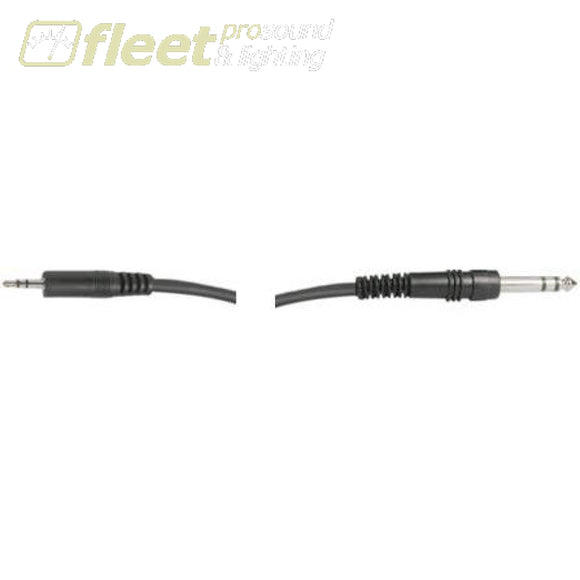 Hosa CMS-105 1/8 Stereo Male to 1/4 MAle Cable - 5 Foot PATCH CABLES