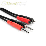 Hosa CPR-206 Stereo Interconnect Cable - Dual 1/4 TS Male to Dual RCA Male - 20 FT PATCH CABLES