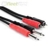 Hosa CPR203 Dual 1/4 Inch To RCA Cable - 9.75 Foot PATCH CABLES