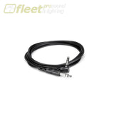Hosa CSS-103R - 1/4 in TRS to Right-angle 1/4 in TRS Cable. 3’ 1 M PATCH CABLES
