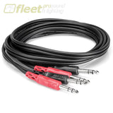 Hosa CSS-203 Dual 1/4 TRS to Dual 1/4 TRS Stereo Interconnect Cable - 3 Meters PATCH CABLES