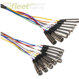 Hosa XLR-805 8-Channel Male 3-Pin XLR to Female 3-Pin XLR Snake Cable - 5 m AUDIO SNAKES