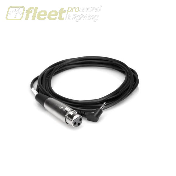 Hosa XVM-101F XLRF to 1/8 Adaptor Mic Cable - 1 FT MIC CABLES